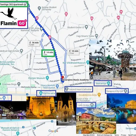 Flamingo 365 - Near Center With Free Parking Daire Saraybosna